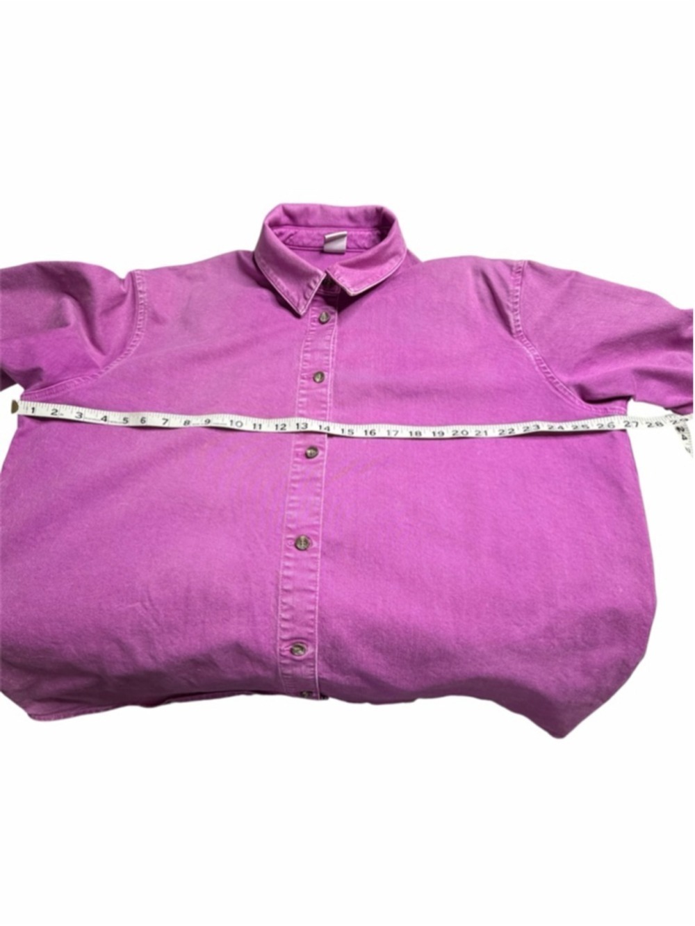 Won Hundred Purple Orchid Zara Heavy Oversized Denim Jacket Top 38 - Picture 10 of 11